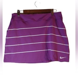 Nike Dri-Fit Skort Women's Size Large Color Purple
